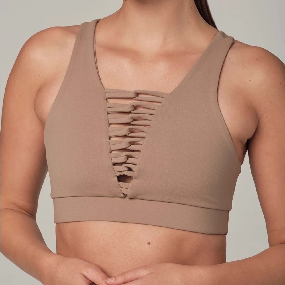 925fit Perfect View Latte-S Sports Bra